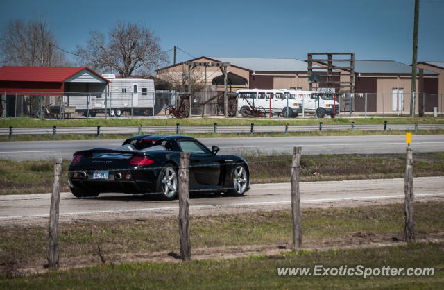 Porsche Carrera GT spotted in Sealy, Texas