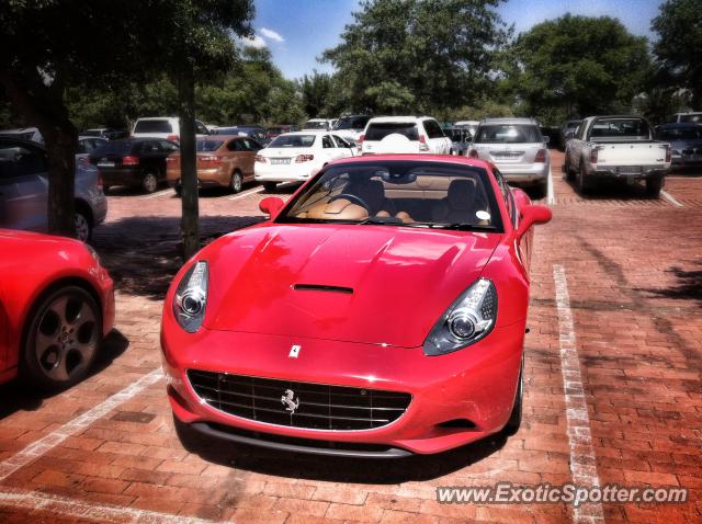 Ferrari California spotted in Johannesburg, South Africa