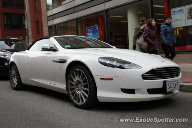 Aston Martin DB9 spotted in Boston, Massachusetts