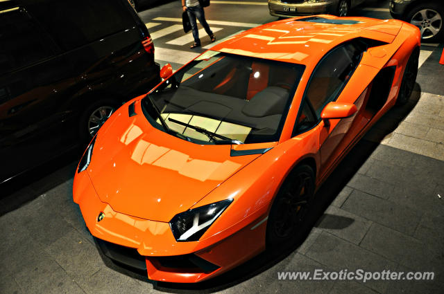 Lamborghini Aventador spotted in Bukit Bintang KL, Malaysia