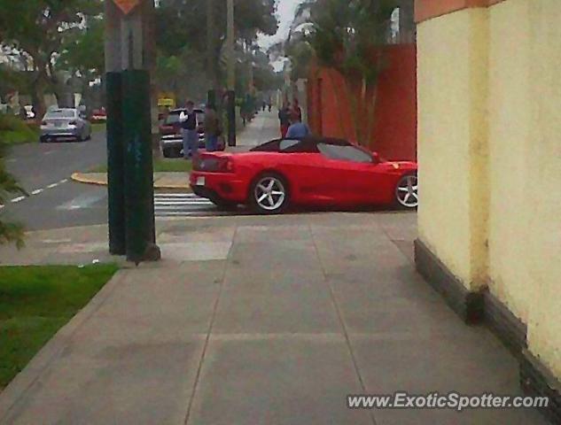 Ferrari 360 Modena spotted in Lima, Peru