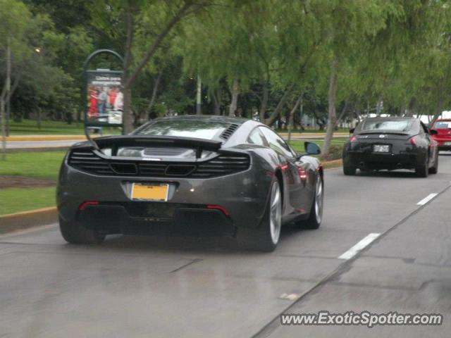 Mclaren MP4-12C spotted in Lima, Peru