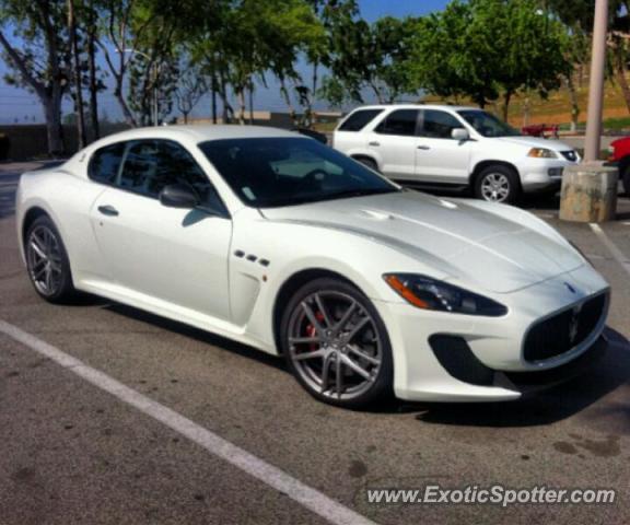 Maserati GranTurismo spotted in Riverside, California