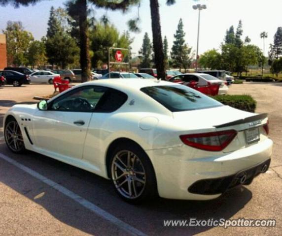 Maserati GranTurismo spotted in Riverside, California