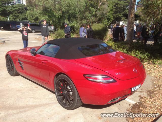 Mercedes SLS AMG spotted in Melbourne, Australia