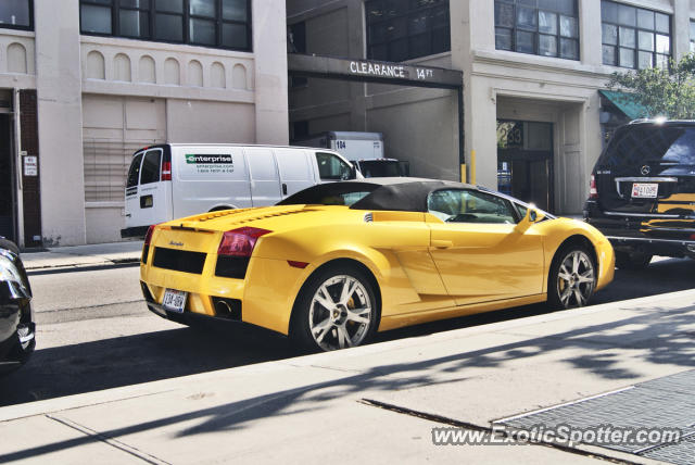 Lamborghini Gallardo spotted in New York City, New York