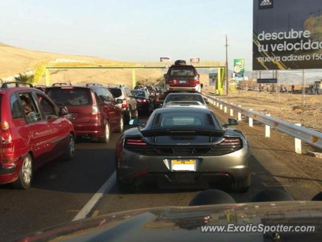 Mclaren MP4-12C spotted in Lima, Peru