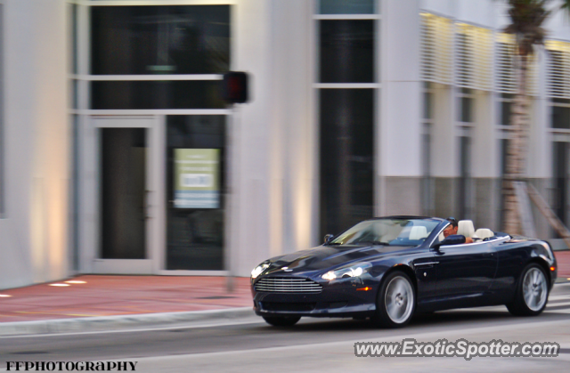 Aston Martin DB9 spotted in Miami, Florida