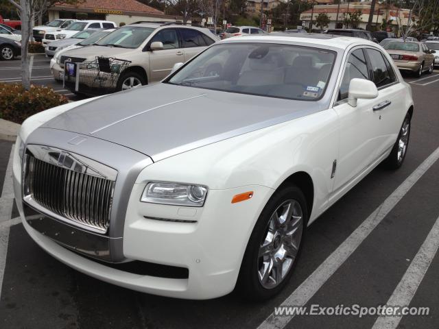 Rolls Royce Ghost spotted in Carmel Valley, California