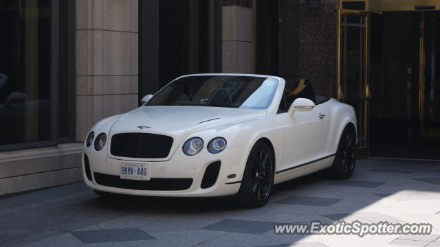 Bentley Continental spotted in Toronto, Canada