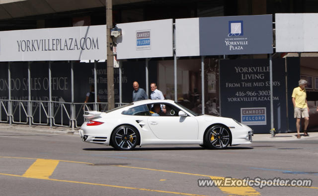 Porsche 911 Turbo spotted in Toronto, Canada