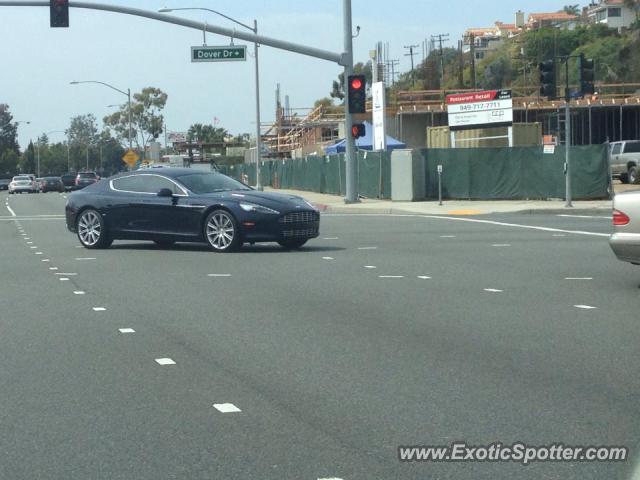 Aston Martin Rapide spotted in Newport Beach, California