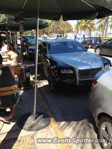 Rolls Royce Ghost spotted in South Beach, Florida