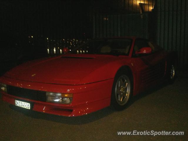 Ferrari Testarossa spotted in Zürich, Switzerland