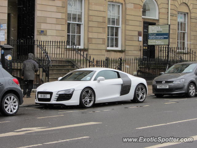 Audi R8 spotted in Glasgow, United Kingdom