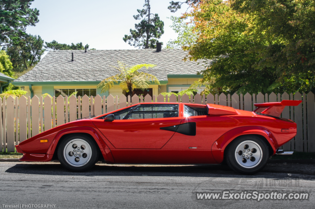 Lamborghini Countach spotted in Carmel, California