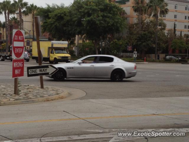 Maserati Quattroporte spotted in San Diego, California