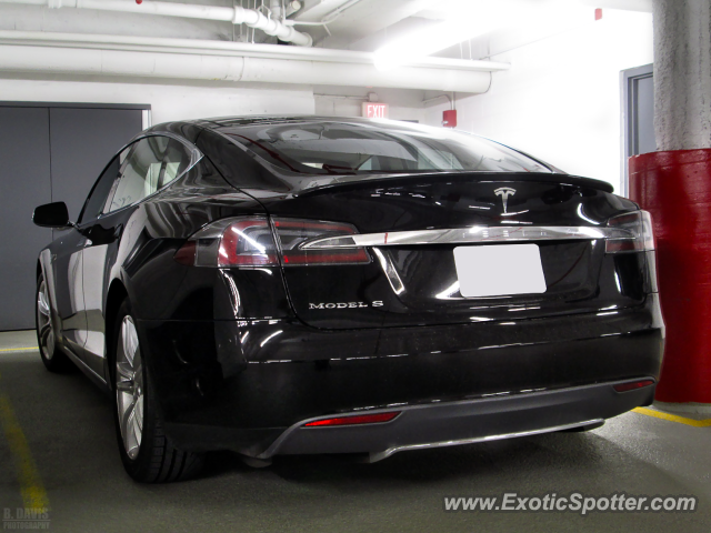 Tesla Model S spotted in Boston, Massachusetts