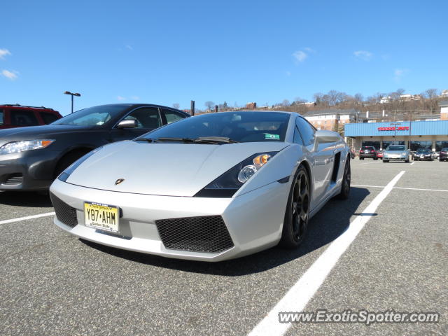 Lamborghini Gallardo spotted in Edgewater, New Jersey