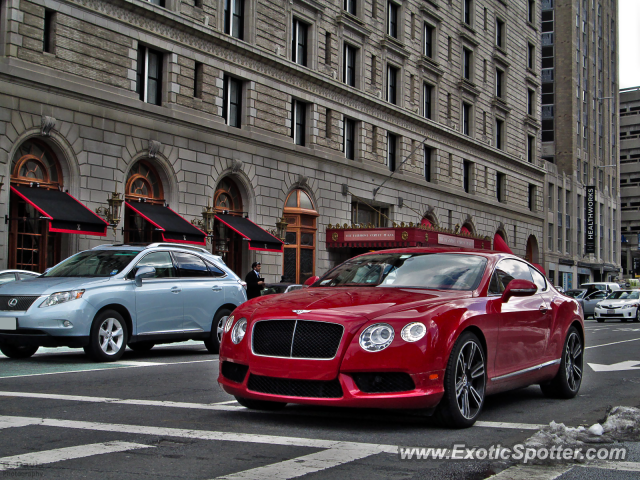 Bentley Continental spotted in Boston, Massachusetts