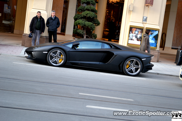 Lamborghini Aventador spotted in Munich, Germany