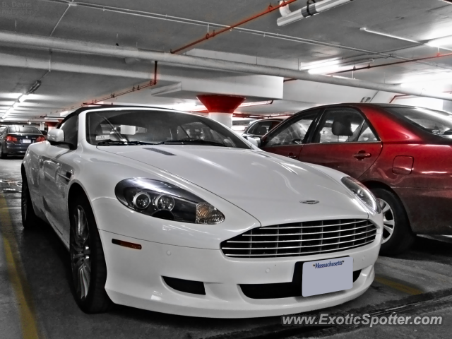 Aston Martin DB9 spotted in Boston, Massachusetts