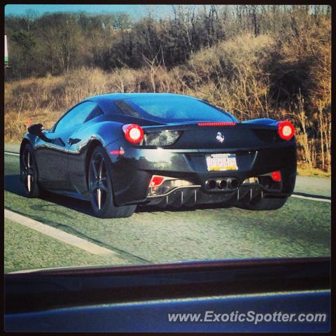 Ferrari 458 Italia spotted in Hershey, Pennsylvania