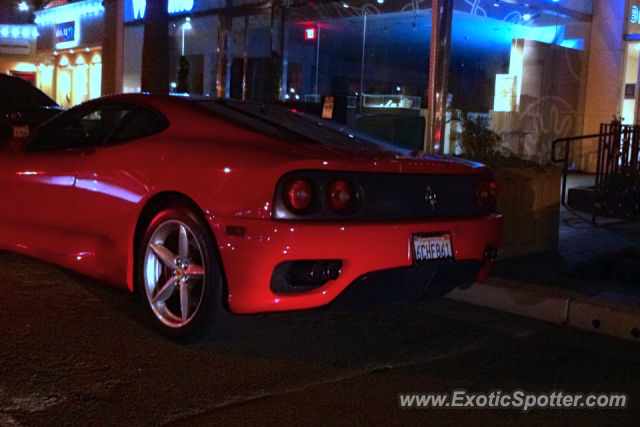 Ferrari 360 Modena spotted in La Jolla, California