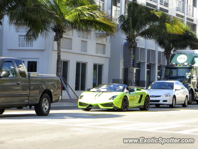 Lamborghini Gallardo spotted in Miami, Florida