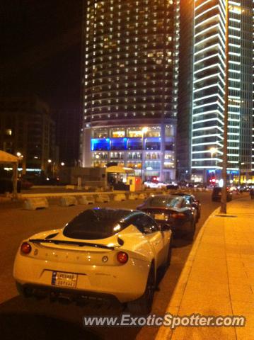 Lotus Evora spotted in Beirut, Lebanon