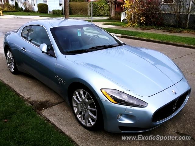 Maserati GranTurismo spotted in Seattle, Washington