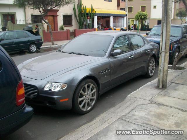 Maserati Quattroporte spotted in Lima, Peru