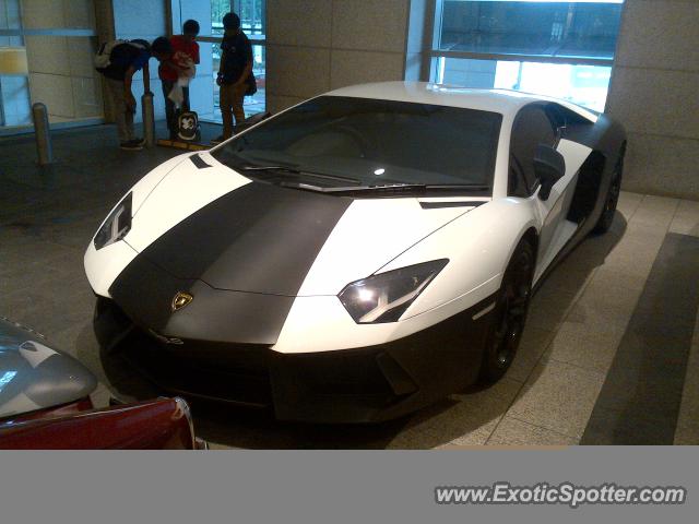 Lamborghini Aventador spotted in Kuala Lumpur,, Malaysia