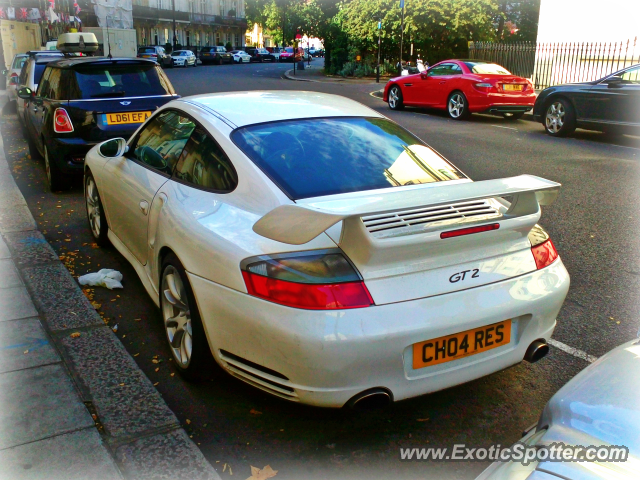 Porsche 911 GT2 spotted in London, United Kingdom