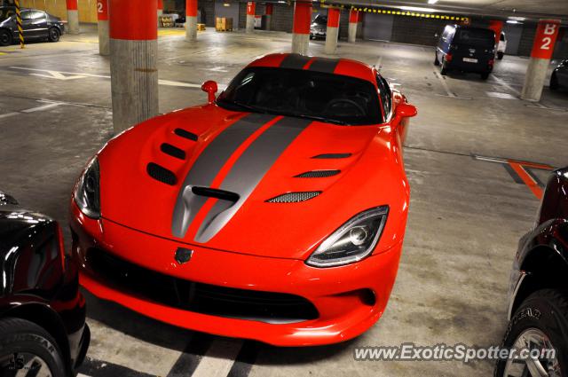 Dodge Viper spotted in Geneva, Switzerland