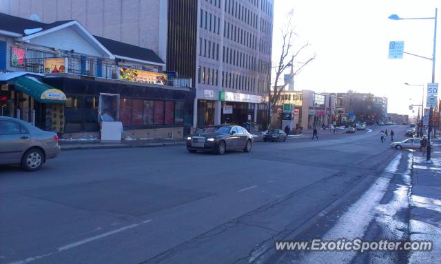 Rolls Royce Ghost spotted in Montréal, Canada