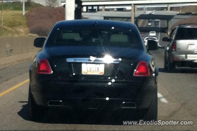 Rolls Royce Ghost spotted in Route 8, Ohio