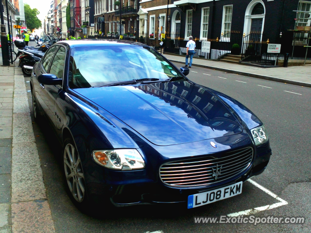 Maserati Quattroporte spotted in London, United Kingdom