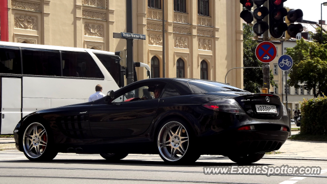 Mercedes SLR spotted in Munich, Germany