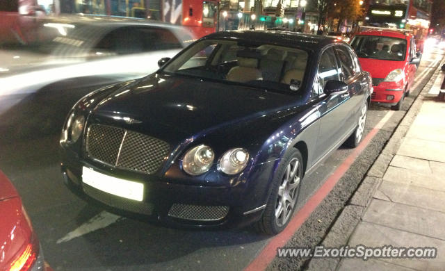 Bentley Continental spotted in London, United Kingdom