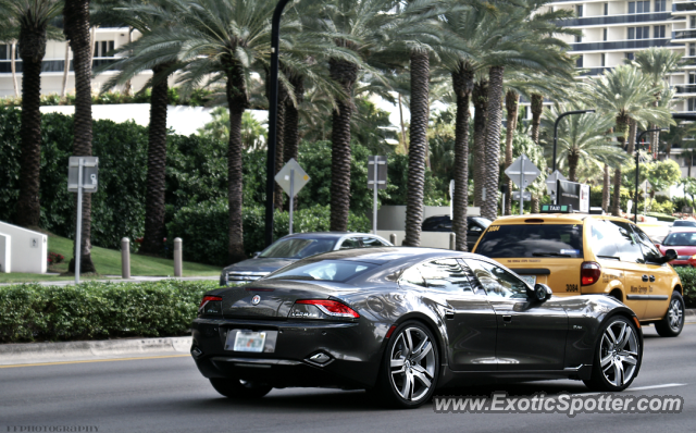 Fisker Karma spotted in Miami, Florida