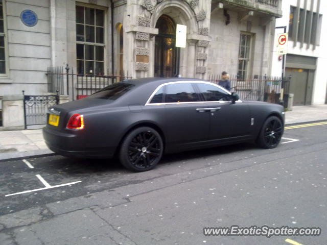 Rolls Royce Ghost spotted in London, United Kingdom