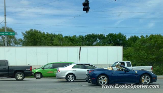 Ferrari California spotted in Lincoln, Nebraska