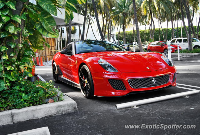 Ferrari 599GTO spotted in Bal Harbour, Florida