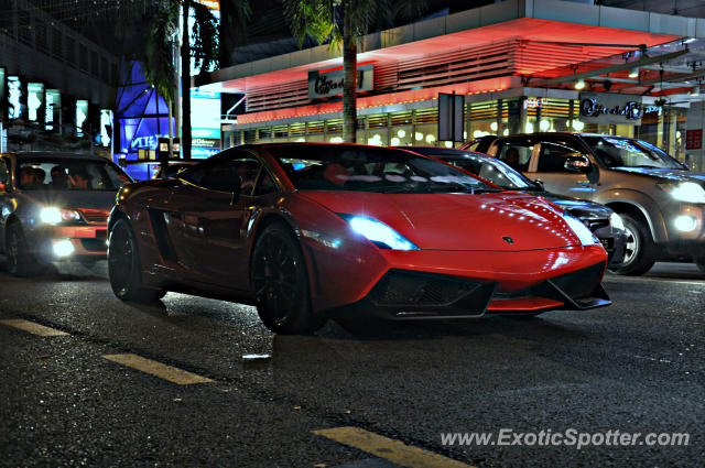 Lamborghini Gallardo spotted in Bukit Bintang KL, Malaysia