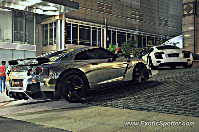 Nissan GT-R spotted in KLCC Twin Tower, Malaysia