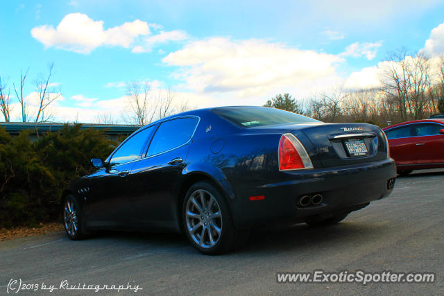 Maserati Quattroporte spotted in South Salem, New York