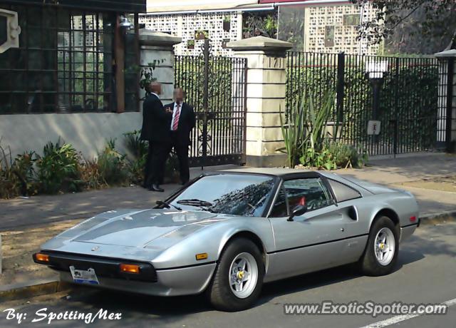 Ferrari 308 spotted in Mexico City, Mexico