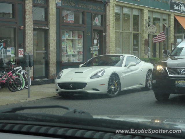 Ferrari California spotted in Red Bank, New Jersey