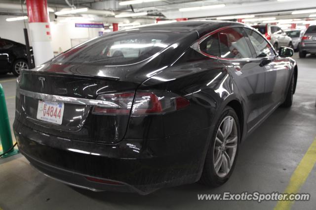 Tesla Model S spotted in Boston, Massachusetts